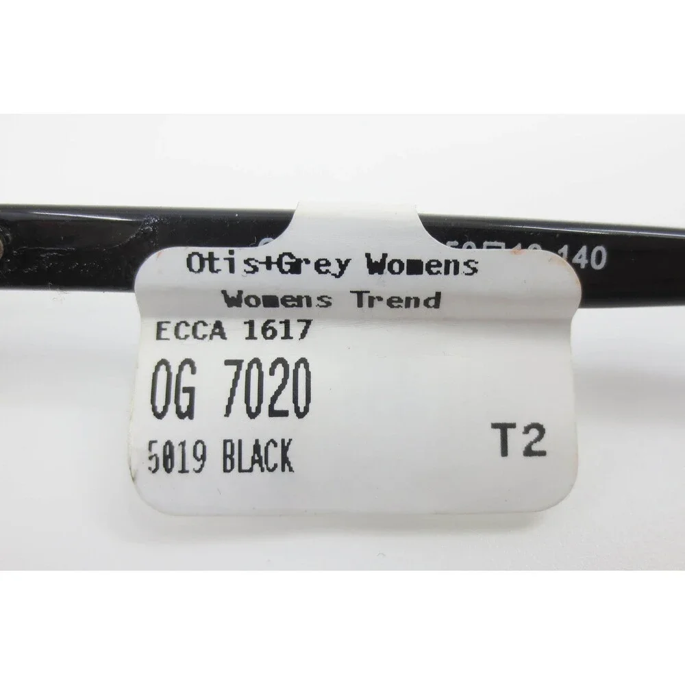 Otis + Grey OG 7020 Black Eyeglass Frames Womens Trend 50-19-140 OG7020